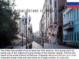 Old Arbat Street in Moscow