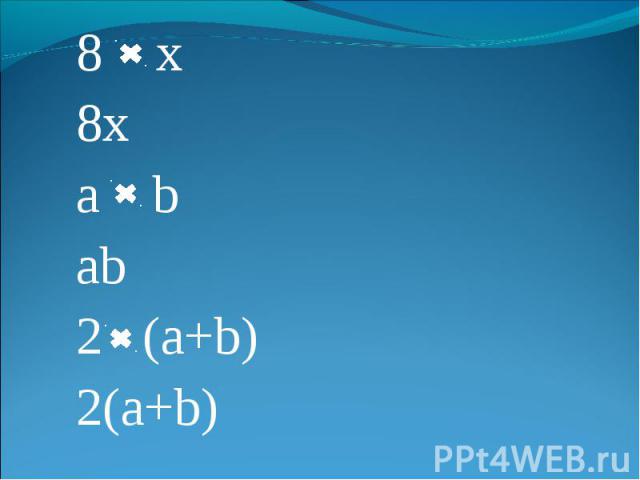8 x 8xa bab2 (a+b)2(a+b)