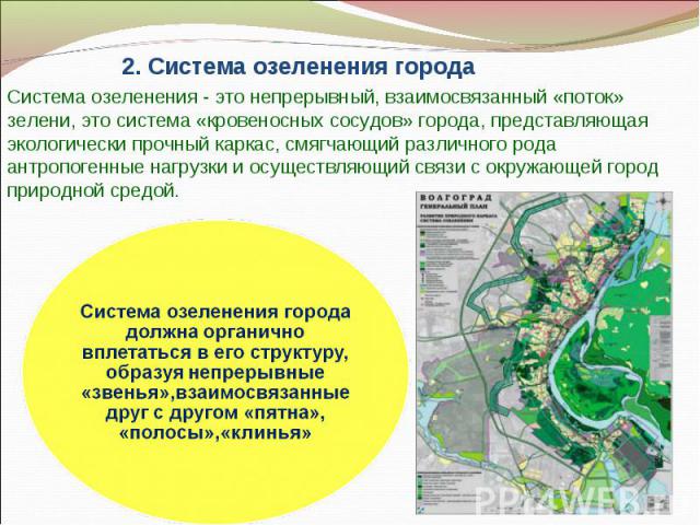 Контрольная работа по теме Озеленение городских территорий. Система насаждений в городе. Принципы размещения насаждений в плане города