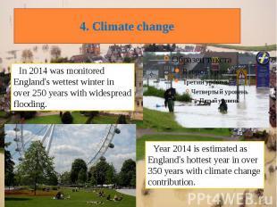 4. Climate change