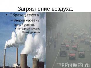 Загрязнение воздуха.