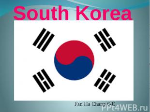 South Korea Fan Ha Chang 6-E