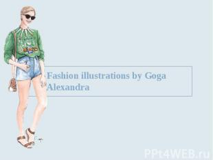 Fashion illustrations by Goga Alexandra