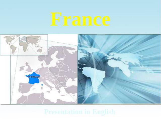 France Presentation in English