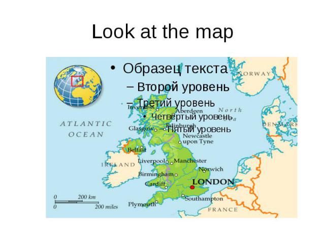 Look at the map