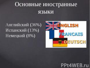 Основные иностранные языки