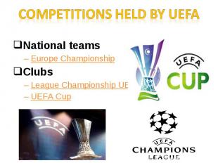 National teams National teams Europe Championship Clubs League Championship UEFA