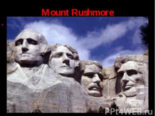 In South Dakota, USA, there is an interesting place to visit. It's a granite mou