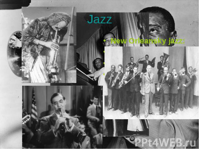 New Orleansky jazz: New Orleansky jazz: Свинг Бибоп Буги-вуги