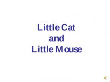 Little Cat and Little Mouse