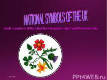 National symbols of the UK