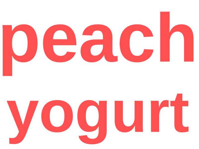 peach