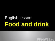 Food and drink topic