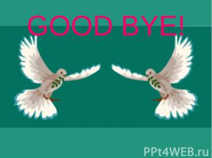 GOOD BYE! GOOD BYE!