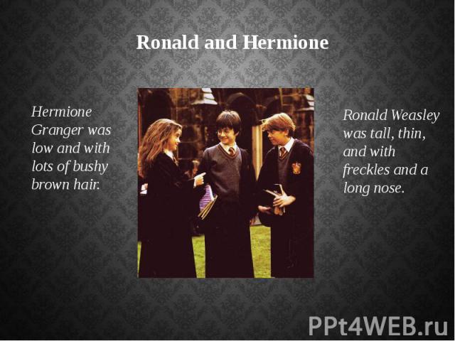 Ronald and Hermione