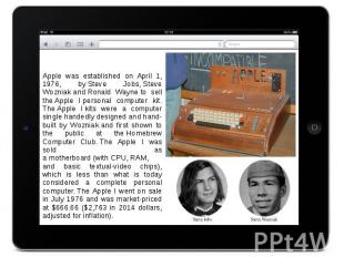 Apple was established on April 1, 1976, by&nbsp;Steve Jobs,&nbsp;Steve Wozniak&n