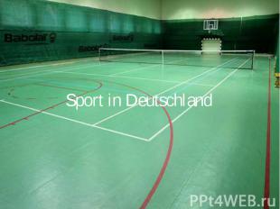 Sport in Deutschland&nbsp;