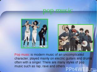 pop music
