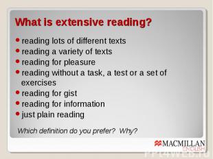 reading lots of different texts reading lots of different texts reading a variet