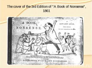 The cover of the 3rd Edition of &quot;A Book of Nonsense&quot;, 1861