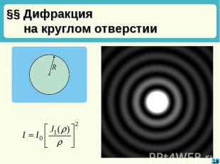 §§ Дифракция на круглом отверстии