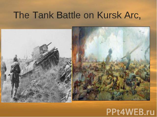 The Tank Battle on Kursk Arc,