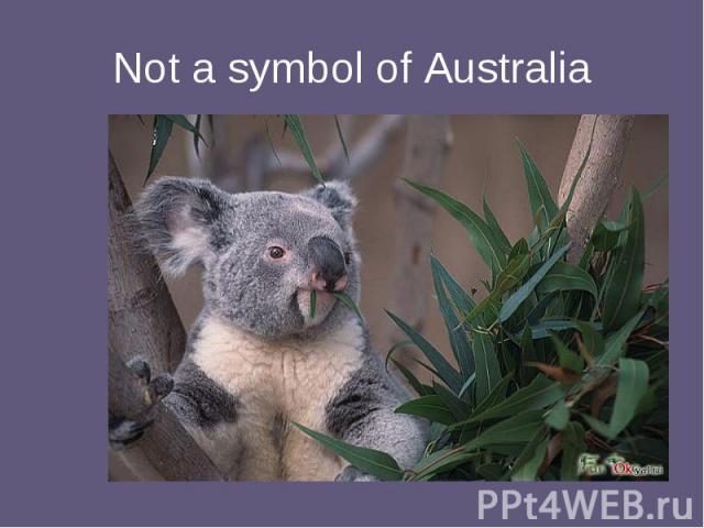 Not a symbol of Australia