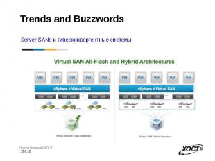 Trends and Buzzwords Server SANs и гиперконвергентные системы