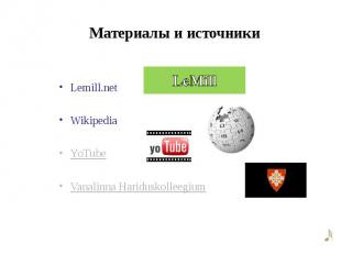 Lemill.net Wikipedia YoTube Vanalinna Hariduskolleegium