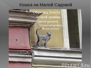 Кошка на Малой Садовой