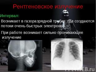 Рентгеновское излучение