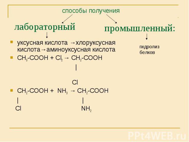 Метиловый эфир аминоуксусной кислоты