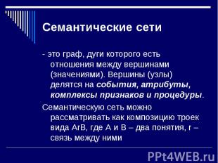 - это граф, дуги которого есть отношения между вершинами (значениями). Вершины (