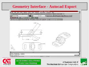 Geometry Interface - Autocad Export