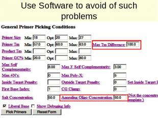 Use Software to avoid of such problems