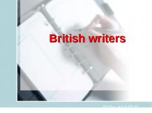 British writers / Британские писатели