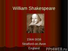 William Shakespeare / Вильям Шекспир (EN)