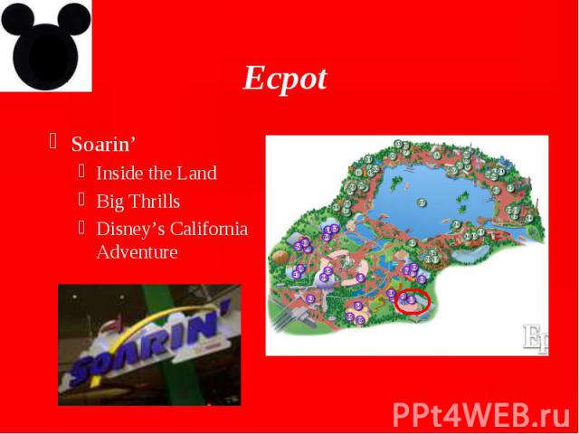 Ecpot Soarin’ Inside the Land Big Thrills Disney’s California Adventure