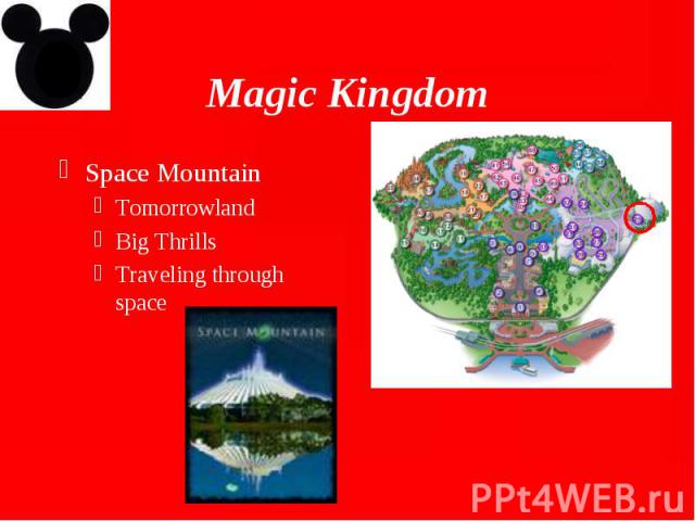 Magic Kingdom Space Mountain Tomorrowland Big Thrills Traveling through space