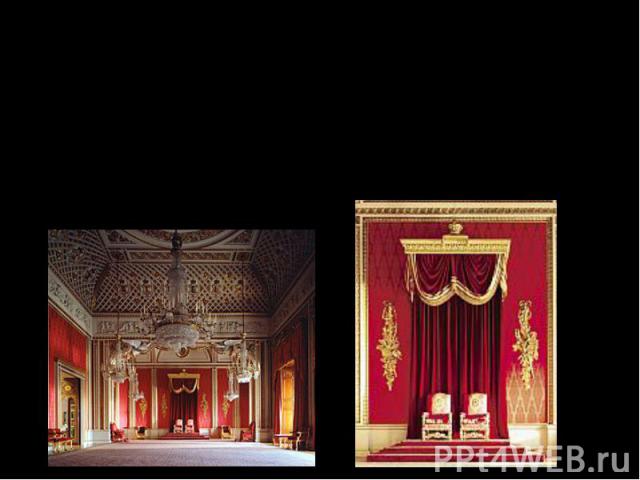 The Throne room- was used Elizabeth II., Duke of Edinburg at the Queen´s coronation in 1953