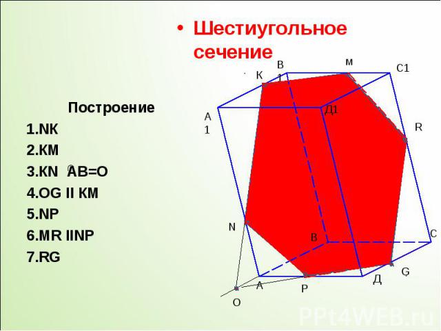 Шестиугольное сечение Шестиугольное сечение