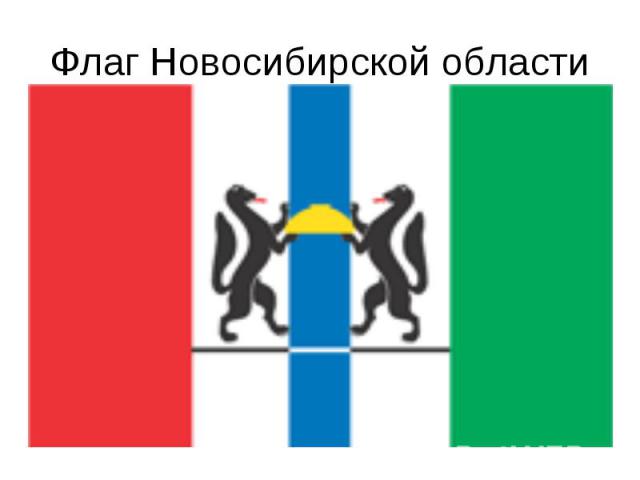 Флаг Новосибирской области