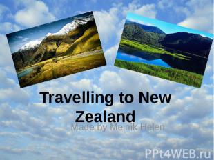 Travelling to New Zealand Made by Melnik Helen
