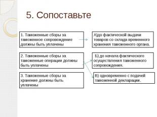 5. Сопоставьте