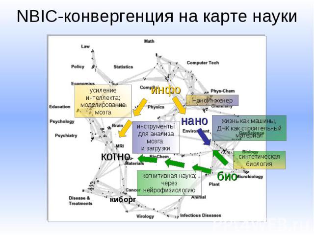 NBIC-конвергенция на карте науки