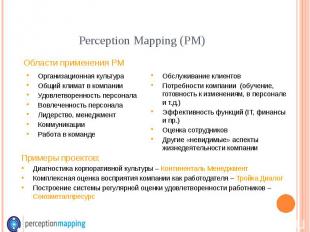 Perception Mapping (PM)