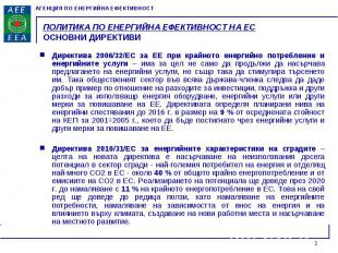 Директива 2006/32/ЕС за ЕЕ при крайното енергийно потребление и енергийните услу