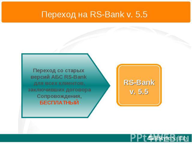Переход на RS-Bank v. 5.5