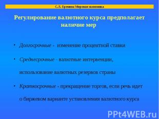 Долгосрочные - изменение процентной ставки Долгосрочные - изменение процентной с