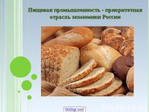 Пищевая промышленность России